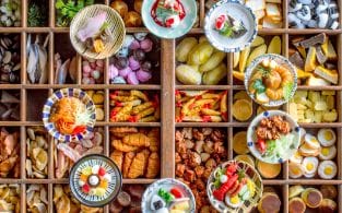 ミニチュアワンプレート作りの様子